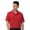 Red, variant on AllPro Men's Polo Shirts Short Sleeve Collar T-Shirt 100% Polyester Dry Fit Performance Polo (Black, M)