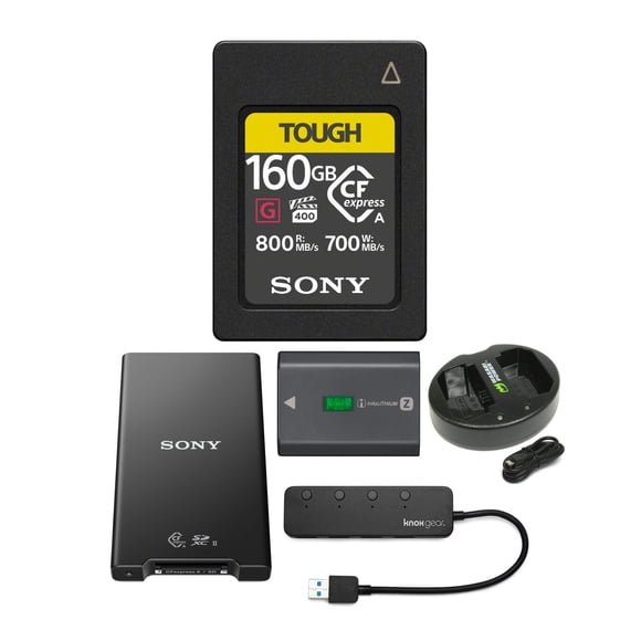 Tarjeta de memoria Sony CFexpress tipo A de 160 GB con lector + acceso.