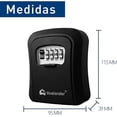 thumbnail image 3 of Caja Fuerte De Almacenamiento Bluelander con Candado de Combinación, 3 of 4