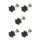 thumbnail image 3 of Billuyoard Paquete de 100 tachuelas de corbata, alfileres desmontables para manualidades, broche, accesorios para hacer joyas, bolsos, ropa, Type2 NO2, 3 of 6