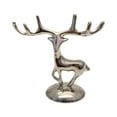 thumbnail image 2 of Small Standing Electroplated Deer Ornaments - For Wine Cabinet, Living Room, TV Cabinet Decor, Home Accents, Shiny Finish, Compact, Adds To Household Spaces, 2.59*2.44in, Silver, 2 of 5