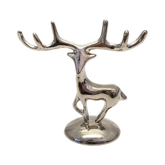Premium Electroplated Gold Deer Statue, Elegant Home Decor Ornament for Living Room, TV Stand, Wine Cabinet, and Shelf, Perfect Gift for Housewarming and Holidays