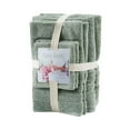 thumbnail image 2 of Clean Spaces Cotton Sustainable Blend 6 Piece Towel Set with Green LCN73-0132, 2 of 5