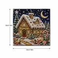 thumbnail image 2 of DIY Christmas Diamond Painting Kit, Handmade Dot Drill Craft Holiday Art Pattern Decor for Christmas Wall Display, 2 of 4