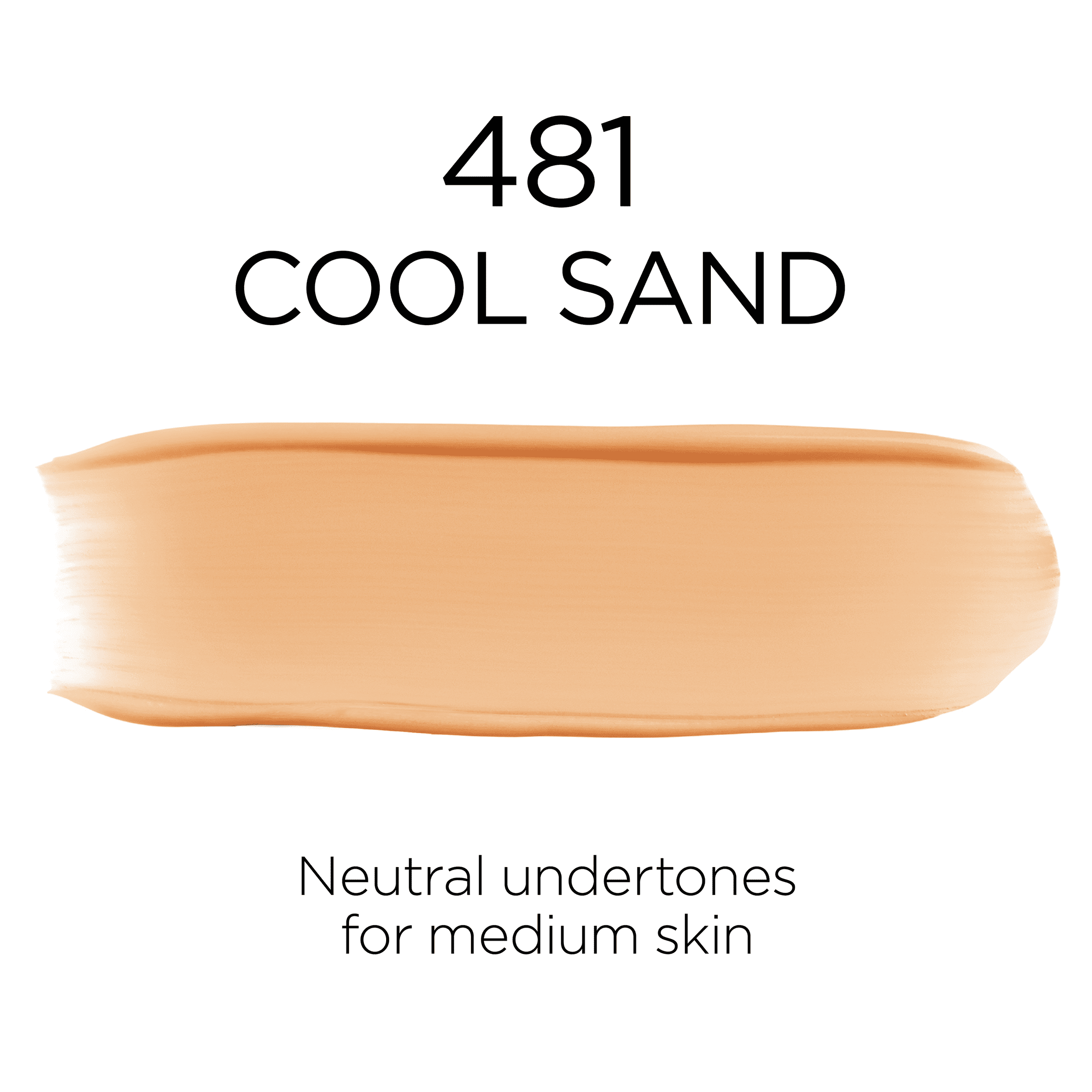 L'Oreal Paris Infallible Fresh Wear 32 Hr Liquid Foundation Makeup, 481 Cool Sand, 1 fl oz