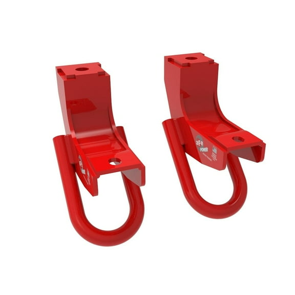 Afe Power Tundra Front Tow Hooks Red Pair