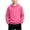 A1-Hot Pink, variant on Children's Winter Hooded Solid Fashion Novel Hooded Long Sleeved Casual Loose And Thick Heavy Pullover Hooded Sweatshirt Top