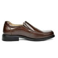thumbnail image 3 of Bruno Marc Men's Classic Formal Dress Shoes Square Toe Loafer Shoes Casual Work Shoes GOLDMAN-02 DARK/BROWN Size 12, 3 of 4