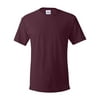 Hanes Men'S Tagless Comfortsoft Crewneck T-Shirt COLOR Maroon SIZE 5X LARGE