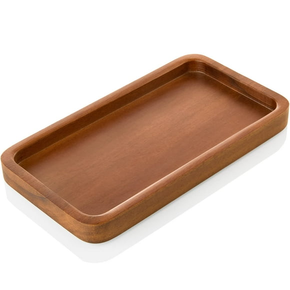 Bandeja de baño ALELION 8 de madera de acacia para encimera