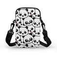 thumbnail image 2 of HELLHERO Panda Pattern Polyester Shoulder Bag Adjustable Strap Outdoor Holiday Travel Leakproof, 2 of 7