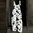 thumbnail image 6 of Pyhlmscde Womens Pumpkin Bat Halloween Print Straps Overalls with Pockets, Jumpsuits for Women, Halloween Dresses for Women, Rompers for Women, 6 of 6