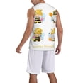 thumbnail image 2 of Naloa Gnomes Honey Bee Basketball Jersey Reversible Men's Mesh Athletic Sports Shirts Training Practice S-4XL4X-Large, 2 of 6