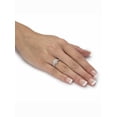 thumbnail image 3 of PalmBeach Jewelry Diamond Engagement Wedding Ring in Solid 10k White Gold 1/2 TCW Round Halo with Split Shank, 3 of 5