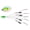 D, variant on M altemura Alabama Umbrella Rig 18g Multi-Arm Swimbait Fishing Lure with Willow Leaf Spinner Blades Metal Fishing Rig for Bass Trout Salmon Pike Freshwater & Saltwater Fishing Lures