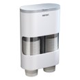thumbnail image 1 of Dispensador de vasos desechables de tubo doble Dispensador de vasos de montaje en pared Tipo de tira Abanopi Gris, 1 of 7