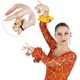 thumbnail image 5 of 6 piezas de platillos de dedo danza del vientre dedo danza dedo Zills danza dedo instrumento Musical para fiesta de bailarina (latón, oro), 5 of 5