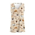 thumbnail image 4 of FUIALDOLG Coffee Theme Tops for Women Summer Outfits V Neck Tank Tops Soft Comfortable Sleeveless Tshirt Loose Fit Casual Tunic Tops Workout Yoga Tops,M, 4 of 7