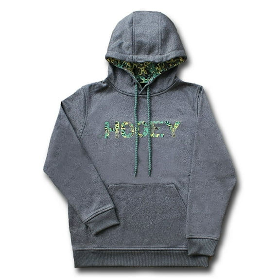 Hooey Youth Gray Ziggy Logo Athletic Fit Pullover Hoodie (M)