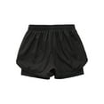 thumbnail image 4 of vastwit Boys Double Layer Shorts Athletic Shorts for Workout Gym Running Training Outdoor Black XL, 4 of 7