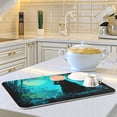 thumbnail image 6 of Dish Drying Mat Kitchen Pad Large Counter Absorbent Dish Mats Drainer Magic Black Cat, 6 of 8