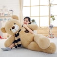 thumbnail image 2 of Osos de peluche grandes YONGSHENG con bufanda 80cm 100cm Relleno de muñecos de peluche, 2 of 5