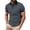 Grey, variant on Kcolen Golf Polos for Men Men's Solid Color Short Sleeve Sports Shirt with Button Up Front and Turn Down Lapel Collar for Casual Wear Casual Summer Outdoor Basic