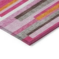 thumbnail image 4 of Addison Rugs Chantille Indoor/Outdoor Transitional Stripes Blush Washable Rectangle Rug, 1'8" x 2'6", 4 of 6