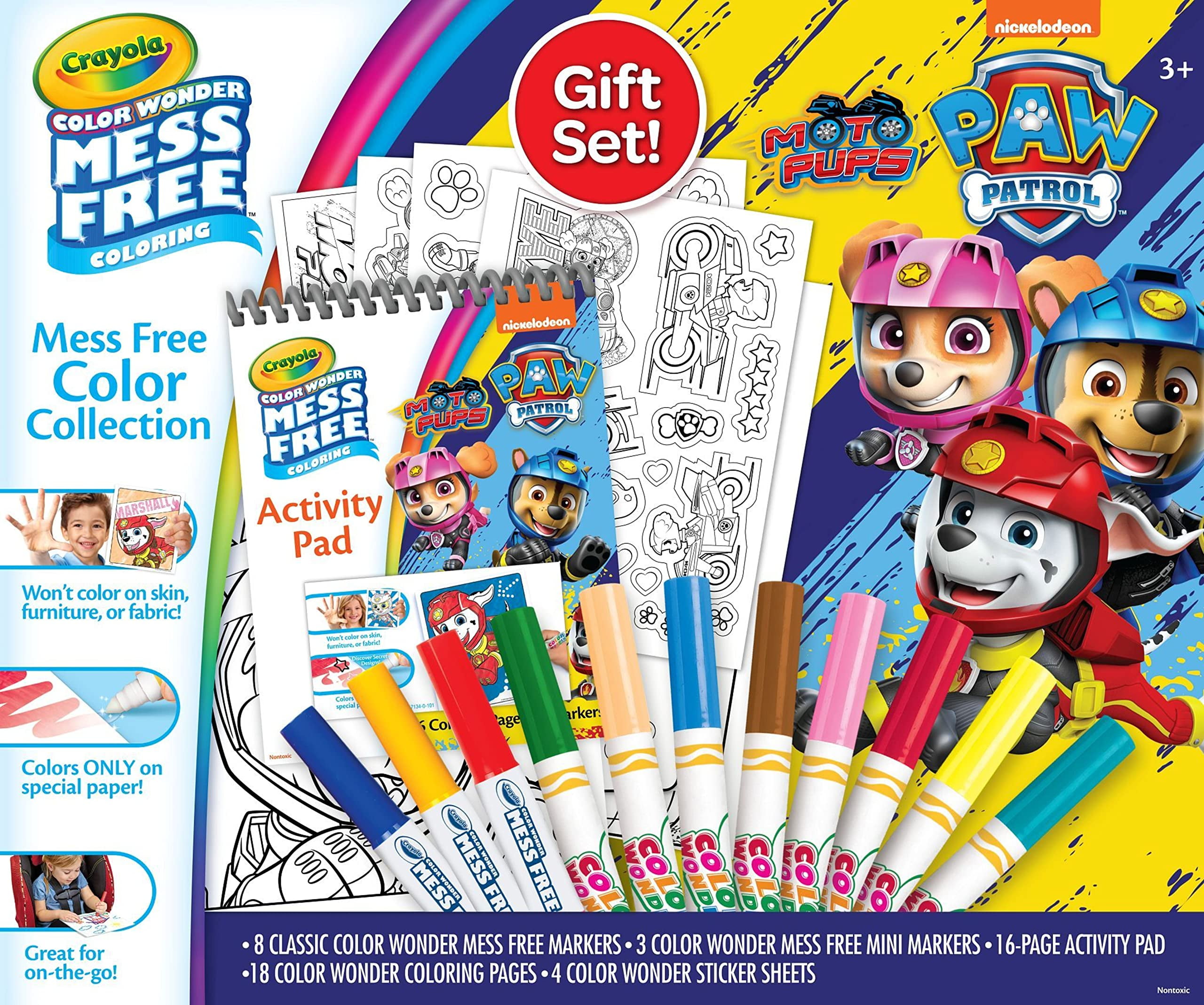 Crayola Paw Patrol Color Wonder Gift Set, Gift for Kids Ages 3, 4, 5, 6