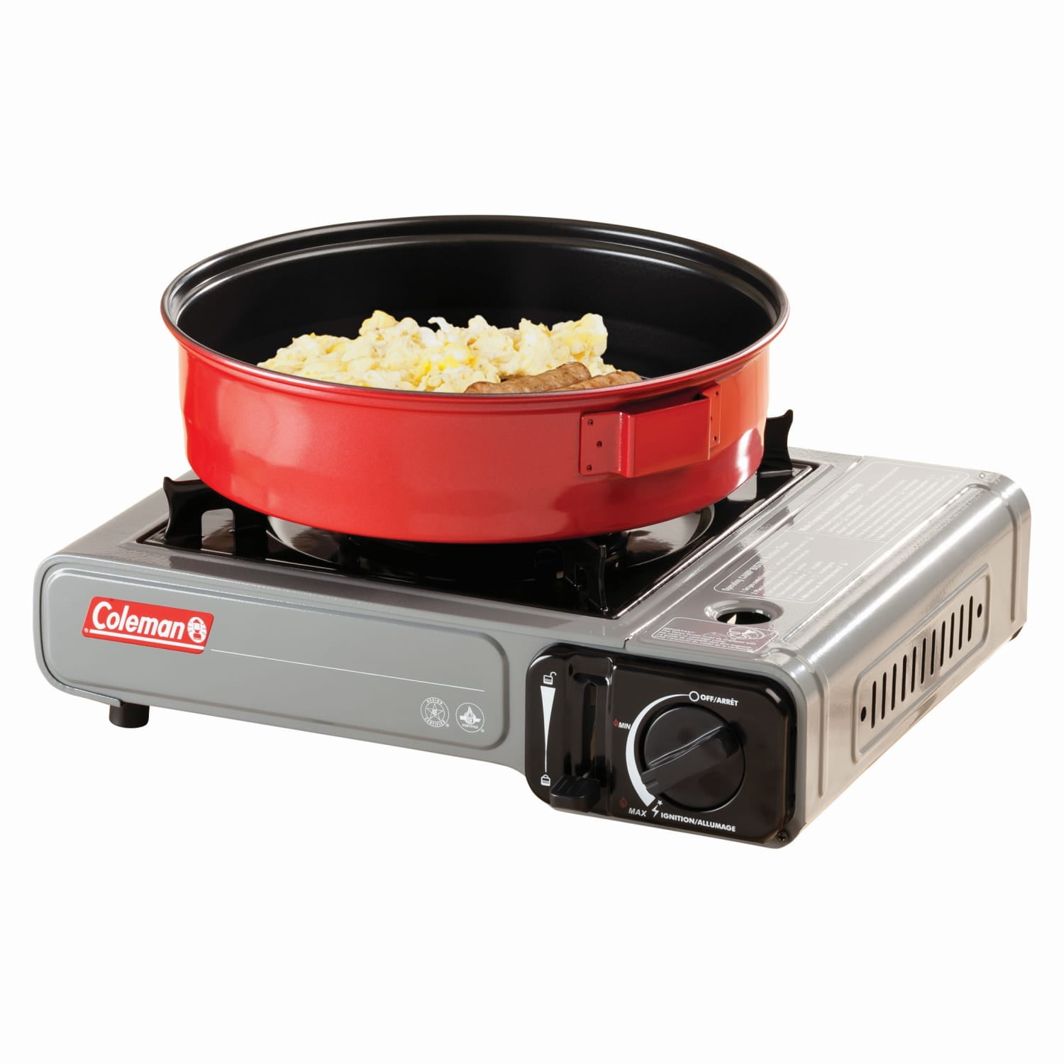 Coleman Tabletop Portable Butane Camping Stove, 1 Burner, Gray