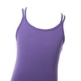 thumbnail image 6 of iEFiEL Kids Girls Spaghetti Strap Ballet Dance Leotard,Sizes 3-14 Purple 10-12, 6 of 7