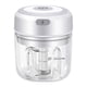thumbnail image 2 of Billuyoard Trituradora eléctrica de ajo y pimienta, herramienta de molienda de 250ml/150ml, trituradora automática de verduras, accesorios para Cocina y Comedor Blanco, 2 of 6