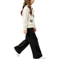 thumbnail image 2 of Cethrio Girls Knitted Outfit Sets, Long Sleeve 2 Piece Pullover Fall Girls' Clothing Sets White Size 3-4 T, 2 of 5