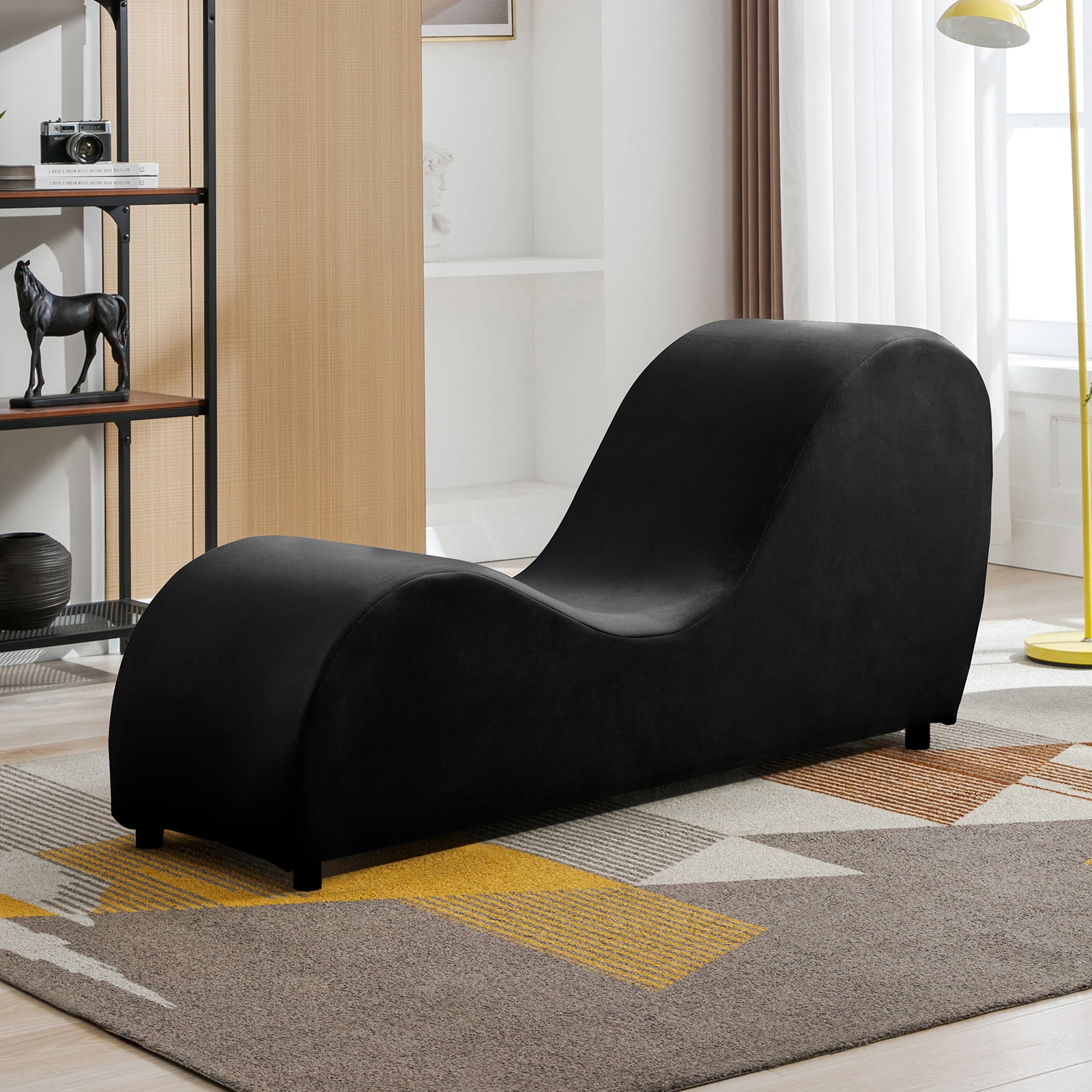 Leather Sex Couch Loveseat Yoga Exotic Furniture Sofa Curved