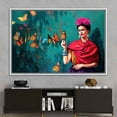 thumbnail image 2 of Luxury Poster, Fashion Canvas, Canvas Wall Art Canvas, Colorful Art, Wall Art And Butterflies Printed, Woman Printed Canvas, Woman Portrait Art Canvas, Canvas Wall Decor - Rolled Canvas, 2 of 9