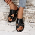 thumbnail image 6 of Bibifish Womens Slide Sandals Thin Strap Low Heel Open Toe Sandals Elegant Casual Summer Shoes, 6 of 7