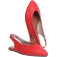 thumbnail image 5 of JUSTINREESS Athena Women's Pointed Toe Slip On Shoes In Red Size 10, 5 of 6