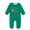 Green, variant on Kids' Christmas Bodysuits With Long Sleeve Pajamas Boy And Girl Romper Long Sleeved Round Neck Letter Printing Thanksgiving Jumpsuit Bodysuit Baby Outfit Adorable Winter Baby Outfit