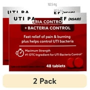 (2 pack) Cystex Urinary Pain Relief Tablets 48 Tablets Each