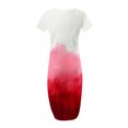 thumbnail image 3 of QUINDOS Summer Dresses for Women Casual Short Sleeve Crew Neck Sundress Sun Dresses Tie Dye Pockets Long Maxi Dresses for Women, 3 of 5