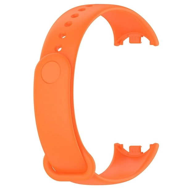 Reloj inteligente pulsera correa de silicona para Xiaomi Mi Band 8 Smart Band (naranja) Tmvgtek Para estrenar