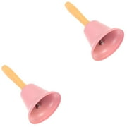 Qiysamall Set of 2 Wedding Decorations Outdoor Christmas Service Bell Call Bar Bells Rattle The