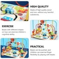 thumbnail image 2 of QUTETN Bead Maze Kids Cars Toy Children’s Toys Ocean Plaything Taste Beads Iron Wooden Toddler, 2 of 6