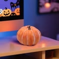 thumbnail image 4 of Clearance Under $10 | Large Realistic Artificial Pumpkin with Frosted Details for Fall Halloween Decor Orange, 4 of 4