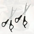 thumbnail image 4 of Unique Bargains 1 Set Durable Hair Cutting Scissors for Hair Styling Black, 4 of 7