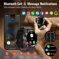 thumbnail image 3 of Montre Intelligente pour Hommes, Montre de Sport Bluetooth Extérieure, Moniteur de Sommeil Entraînement Physique HD 1.39 Po pour Android iOS, avec Podomètre Mode Sport, 3 of 5