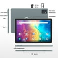 thumbnail image 4 of Tablet,Android 12 Tablet,5MP+13MP Camera,1280x800 IPS Google Tablets,8-Core Processor Tablets,7000mAh Long Lasting Battery,2024, 4 of 7