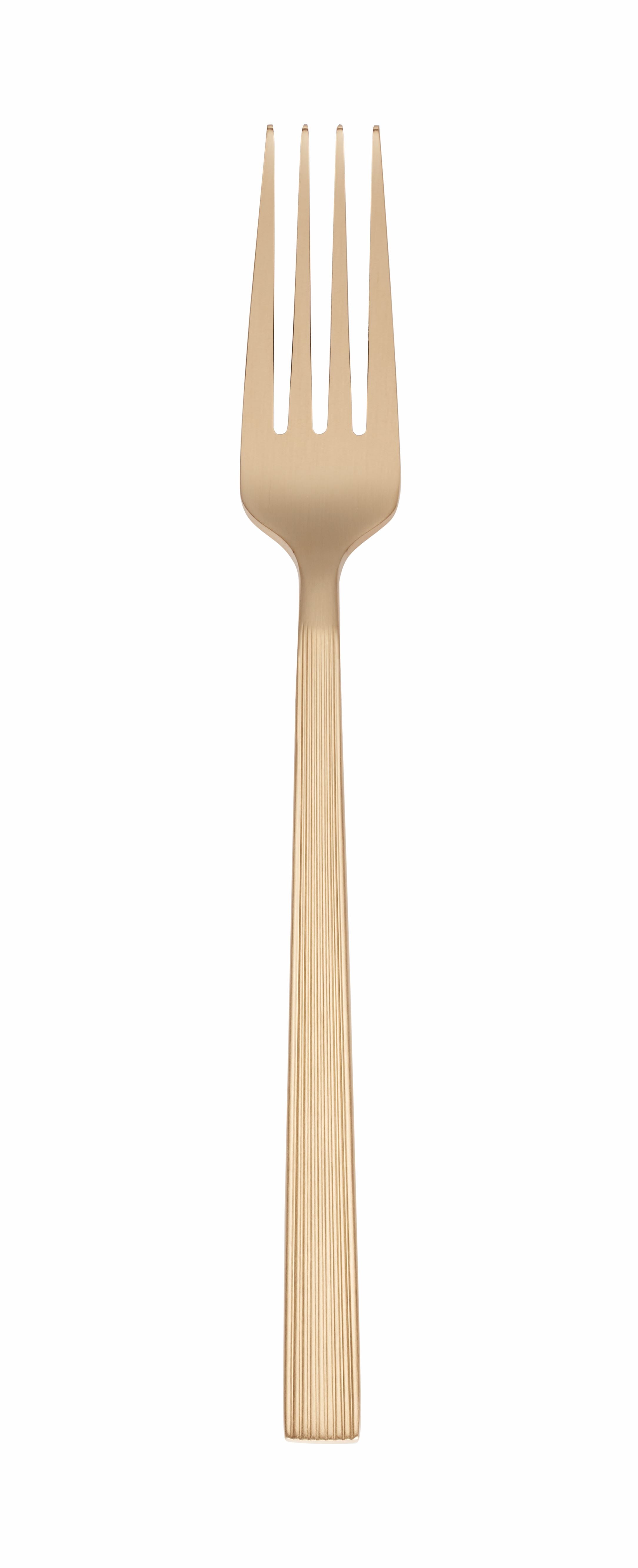 (4 pack) Better Homes & Gardens River Gold Stainless Steel Dinner Fork