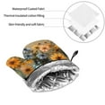 thumbnail image 6 of Haiem Charming Daisy Bouquet Art Print Extra Long Oven Mitts and Pot Holders 4pc Sets: Heat Resistant Silicone Oven Mittens with Mini Oven Gloves and Hot Pads Potholders, 6 of 6