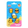 thumbnail image 1 of Accesorios para Calzado Prichos Shiny Duck Multicolor de PVC 5 Piezas por Empaque, 1 of 4